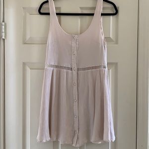 Cream babydoll dress